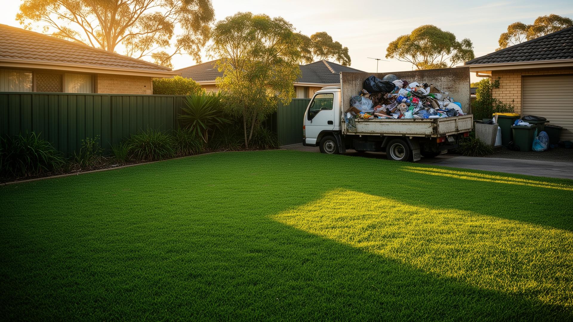 Tidy Melbourne yard cleared by E&M's Rubbish Removal